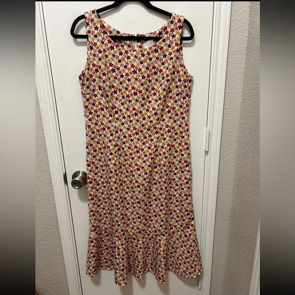 R&K Originals Y2K girly Floral Daisy Print Dress Woman’s Size 10 summer dress